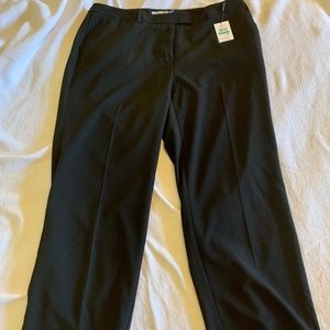 NWT Calvin Klein black work trouser